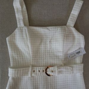 White dress premier amour size 10 new with tag